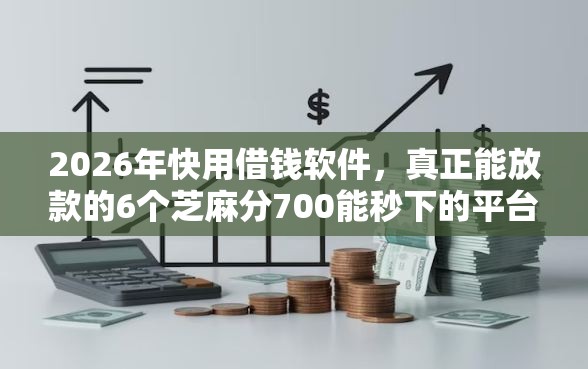 2026年快用借钱软件，真正能放款的6个芝麻分700能秒下的平台推荐