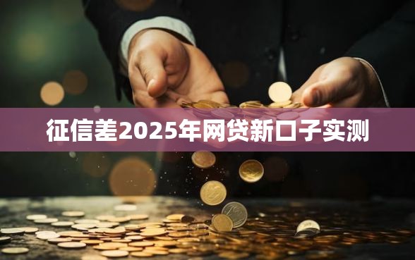 征信差2025年网贷新口子实测