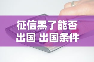 征信黑了能否出国 出国条件解析