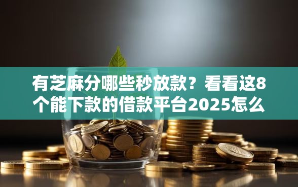 有芝麻分哪些秒放款？看看这8个能下款的借款平台2025怎么样