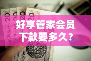 好享管家会员下款要多久？这8个抵押车贷款平台好值得一试