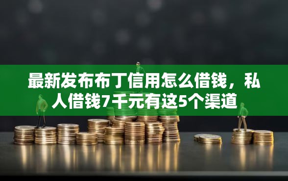 最新发布布丁信用怎么借钱，私人借钱7千元有这5个渠道