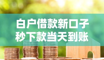 白户借款新口子秒下款当天到账