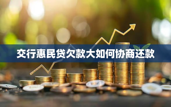 交行惠民贷欠款大如何协商还款
