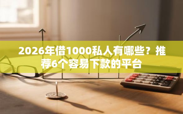2026年借1000私人有哪些？推荐6个容易下款的平台