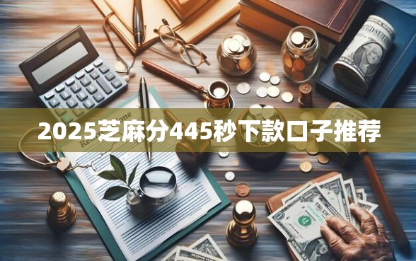 2025芝麻分445秒下款口子推荐