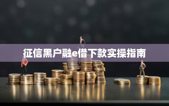 征信黑户融e借下款实操指南