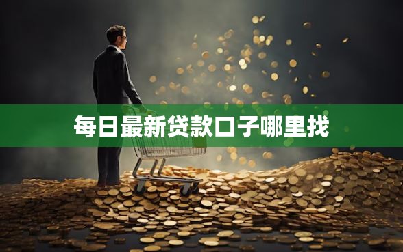 每日最新贷款口子哪里找