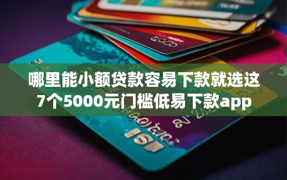 哪里能小额贷款容易下款就选这7个5000元门槛低易下款app