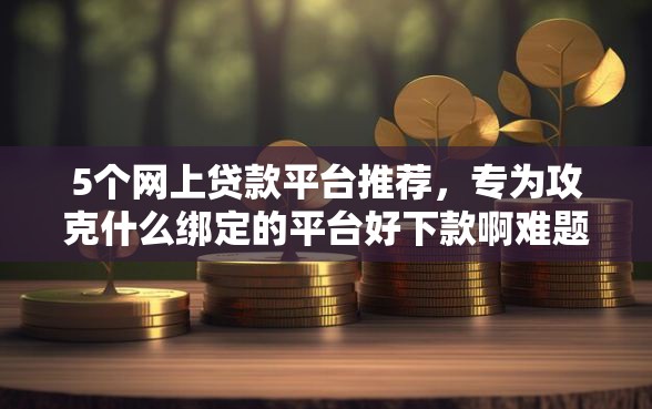5个网上贷款平台推荐，专为攻克什么绑定的平台好下款啊难题
