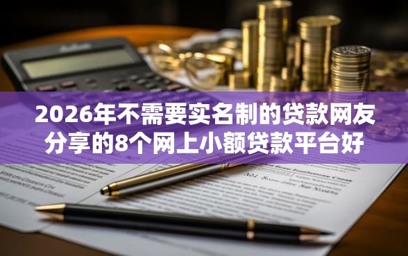 2026年不需要实名制的贷款网友分享的8个网上小额贷款平台好我觉得不错！