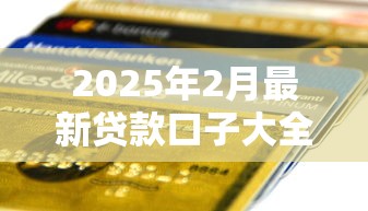 2025年2月最新贷款口子大全