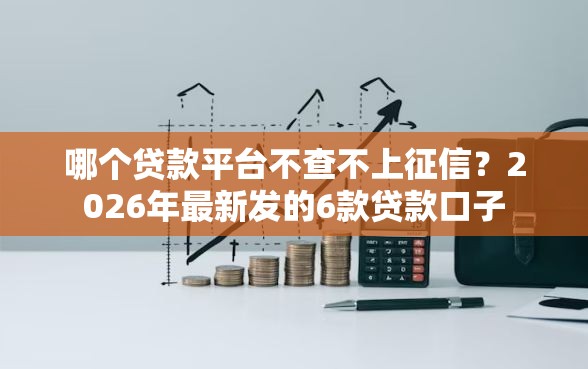 哪个贷款平台不查不上征信？2026年最新发的6款贷款口子