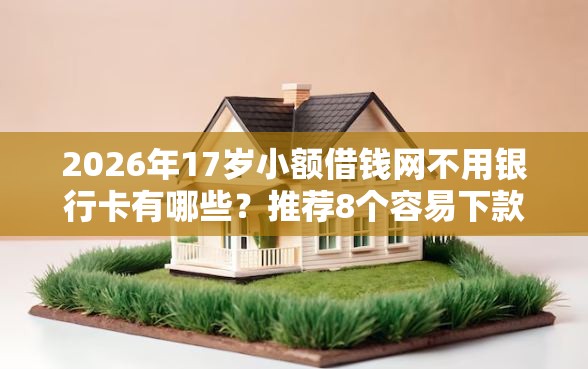 2026年17岁小额借钱网不用银行卡有哪些？推荐8个容易下款的平台