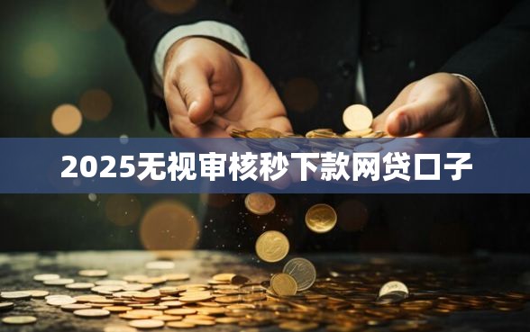 2025无视审核秒下款网贷口子