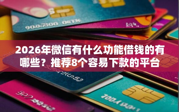2026年微信有什么功能借钱的有哪些？推荐8个容易下款的平台