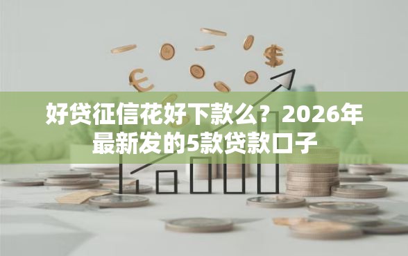 好贷征信花好下款么？2026年最新发的5款贷款口子