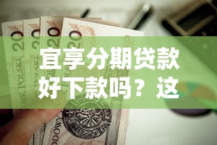 宜享分期贷款好下款吗？这6个贷款平台借钱容易又正规值得一试