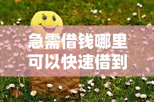 急需借钱哪里可以快速借到钱