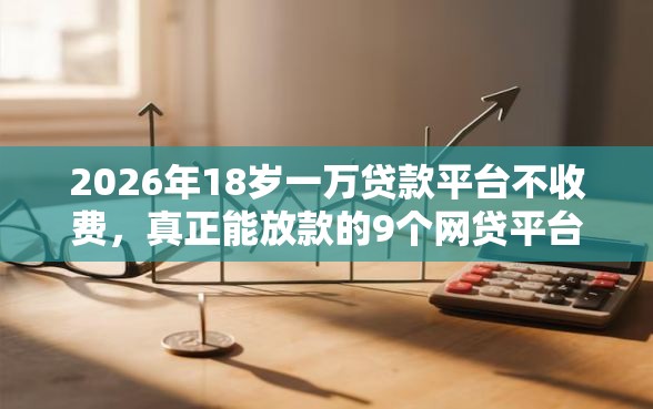 2026年18岁一万贷款平台不收费，真正能放款的9个网贷平台不看征信马上通过的推荐