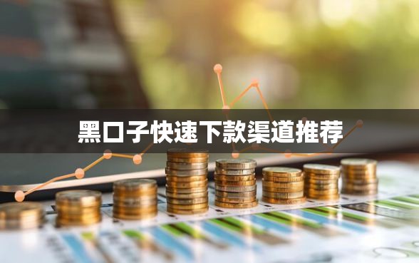 黑口子快速下款渠道推荐