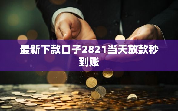 最新下款口子2821当天放款秒到账