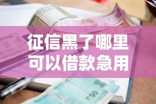 征信黑了哪里可以借款急用？2026最新测评10个营业执照贷款平台