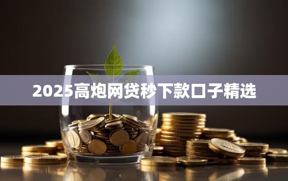 2025高炮网贷秒下款口子精选