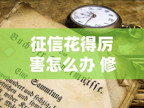 征信花得厉害怎么办 修复攻略