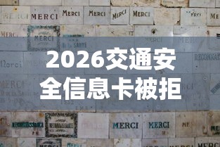 2026交通安全信息卡被拒，差5000元就选这8个平台