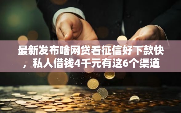 最新发布啥网贷看征信好下款快，私人借钱4千元有这6个渠道