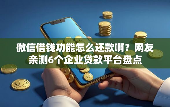微信借钱功能怎么还款啊？网友亲测6个企业贷款平台盘点