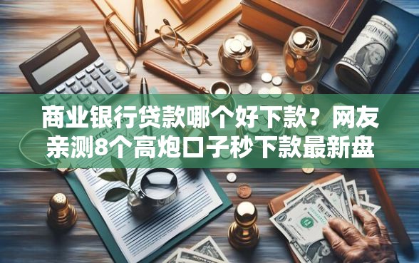 商业银行贷款哪个好下款？网友亲测8个高炮口子秒下款最新盘点