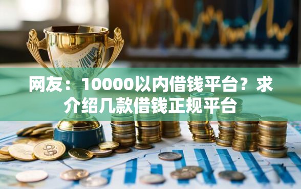 网友：10000以内借钱平台？求介绍几款借钱正规平台