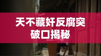 天不藏奸反腐突破口揭秘