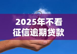 2025年不看征信逾期贷款平台推荐