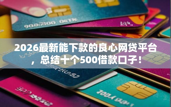 2026最新能下款的良心网贷平台，总结十个500借款口子！