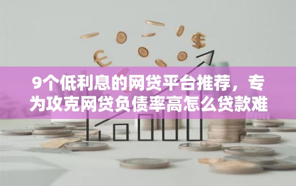9个低利息的网贷平台推荐，专为攻克网贷负债率高怎么贷款难题