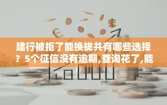 建行被拒了能换拢共有哪些选择？5个征信没有逾期,查询花了,能贷款的平台详解