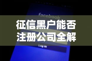 征信黑户能否注册公司全解析