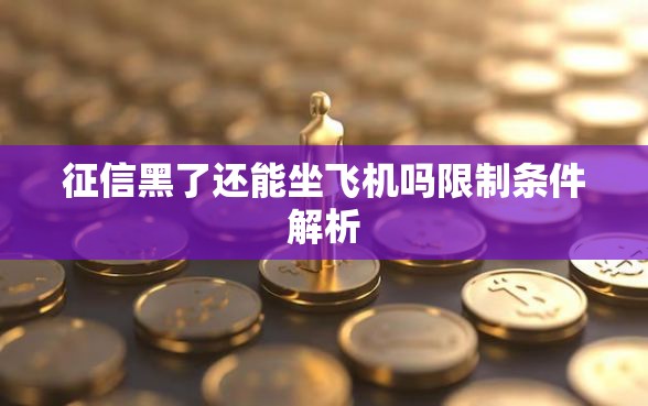 征信黑了还能坐飞机吗限制条件解析