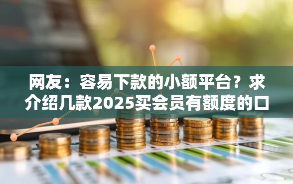 网友：容易下款的小额平台？求介绍几款2025买会员有额度的口子