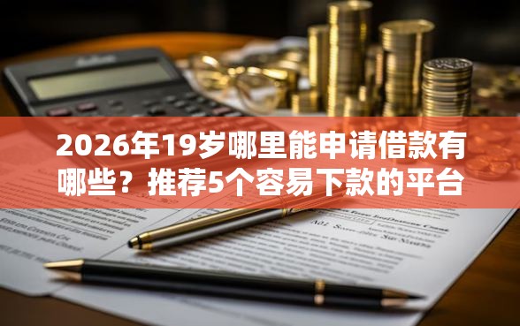 2026年19岁哪里能申请借款有哪些？推荐5个容易下款的平台