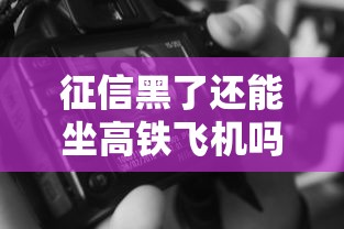 征信黑了还能坐高铁飞机吗
