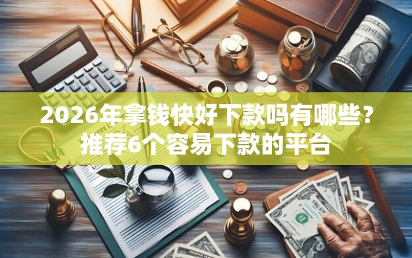 2026年拿钱快好下款吗有哪些？推荐6个容易下款的平台