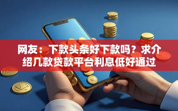 网友：下款头条好下款吗？求介绍几款贷款平台利息低好通过