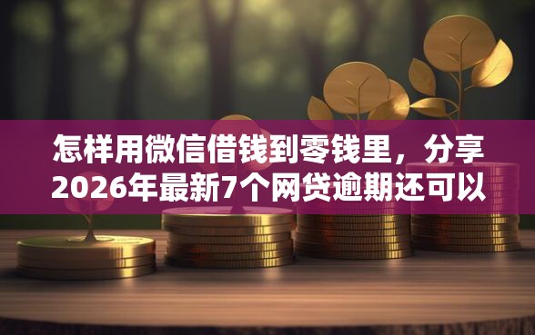 怎样用微信借钱到零钱里，分享2026年最新7个网贷逾期还可以借钱的口子