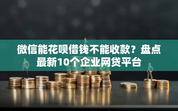 微信能花呗借钱不能收款？盘点最新10个企业网贷平台