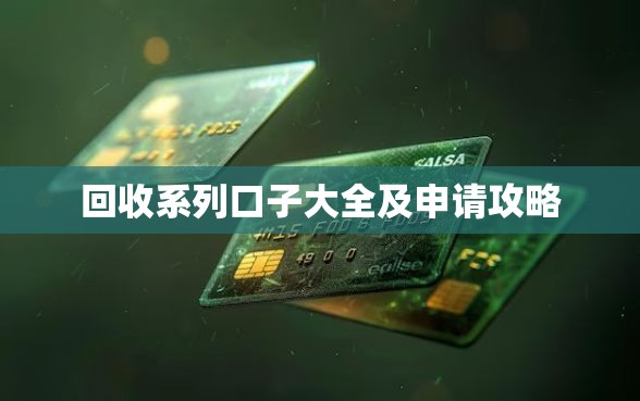 回收系列口子大全及申请攻略