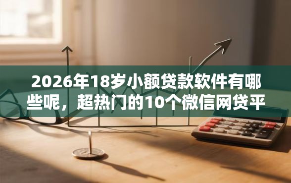 2026年18岁小额贷款软件有哪些呢，超热门的10个微信网贷平台好推荐